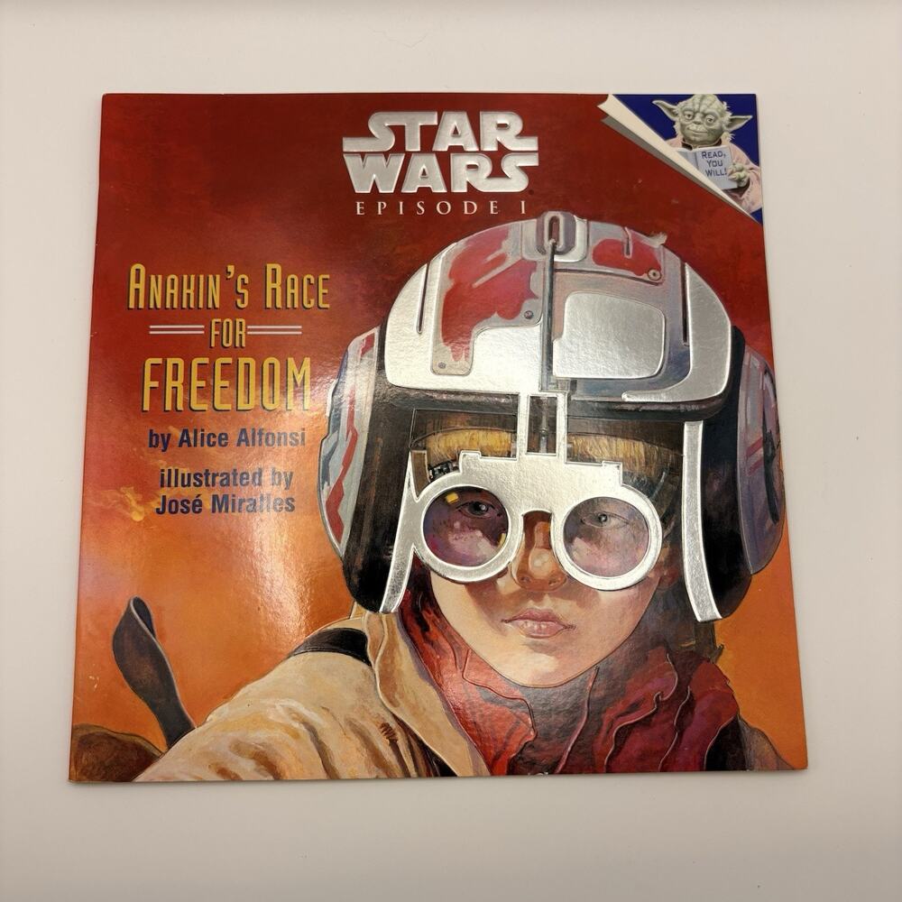 Vintage Star Wars Episode I: Anakin's Race for Freedom 1999 With Foil Stickers